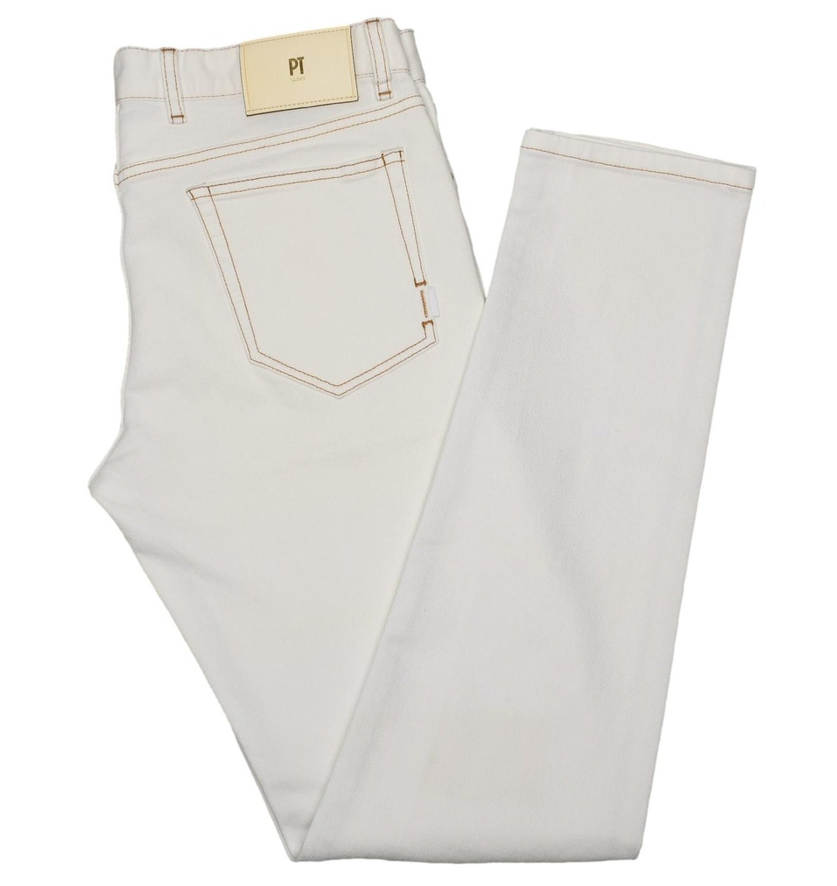 PT Torino 5 Pocket Pants Jeans Swing Size 35 White 32JN0455