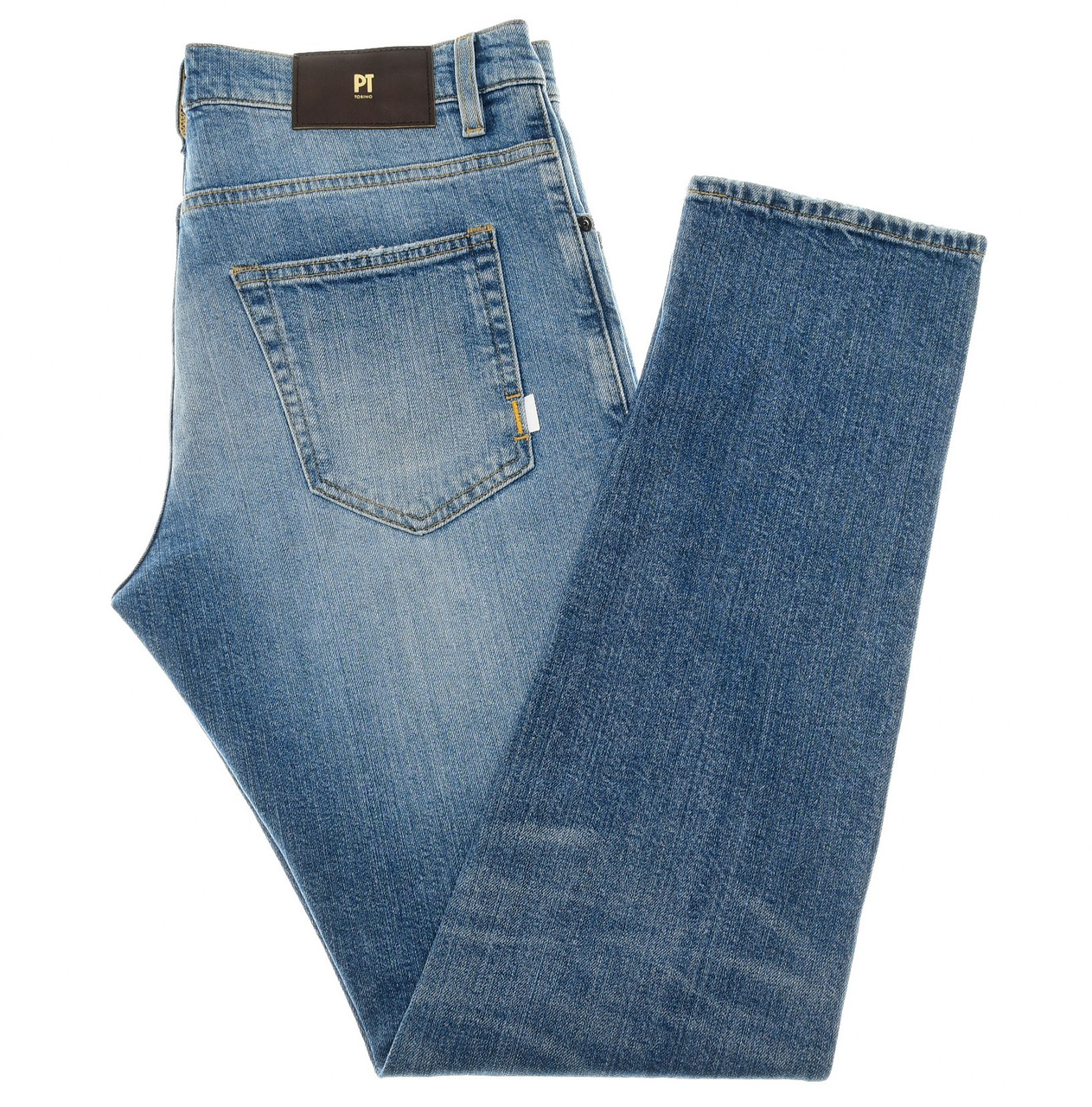 PT Torino Dub Jeans Stretch Denim Selvedge Blue