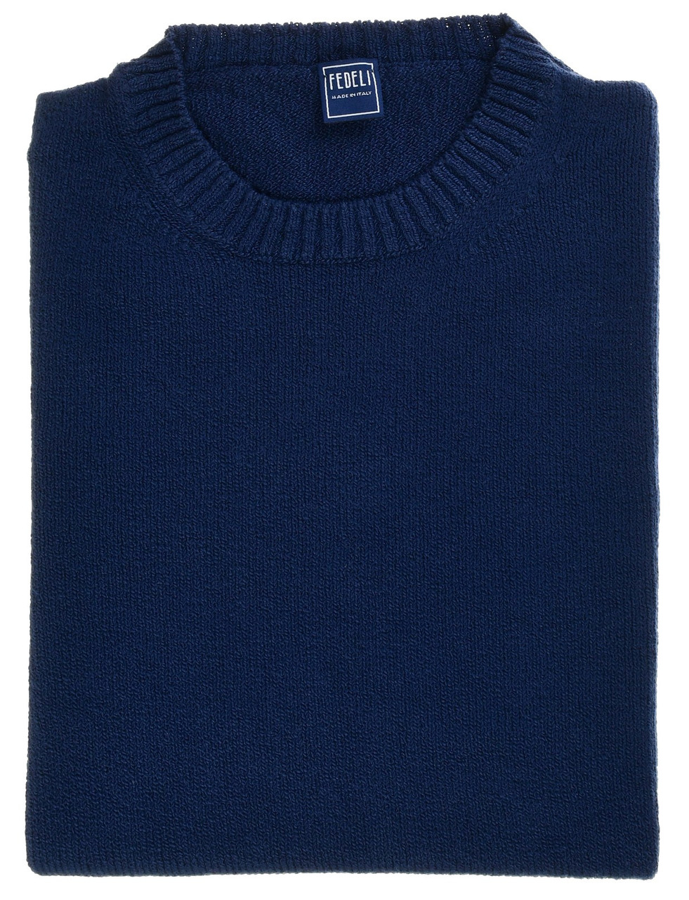 Fedeli Sweater Crewneck Size Large Blue 16SW0111