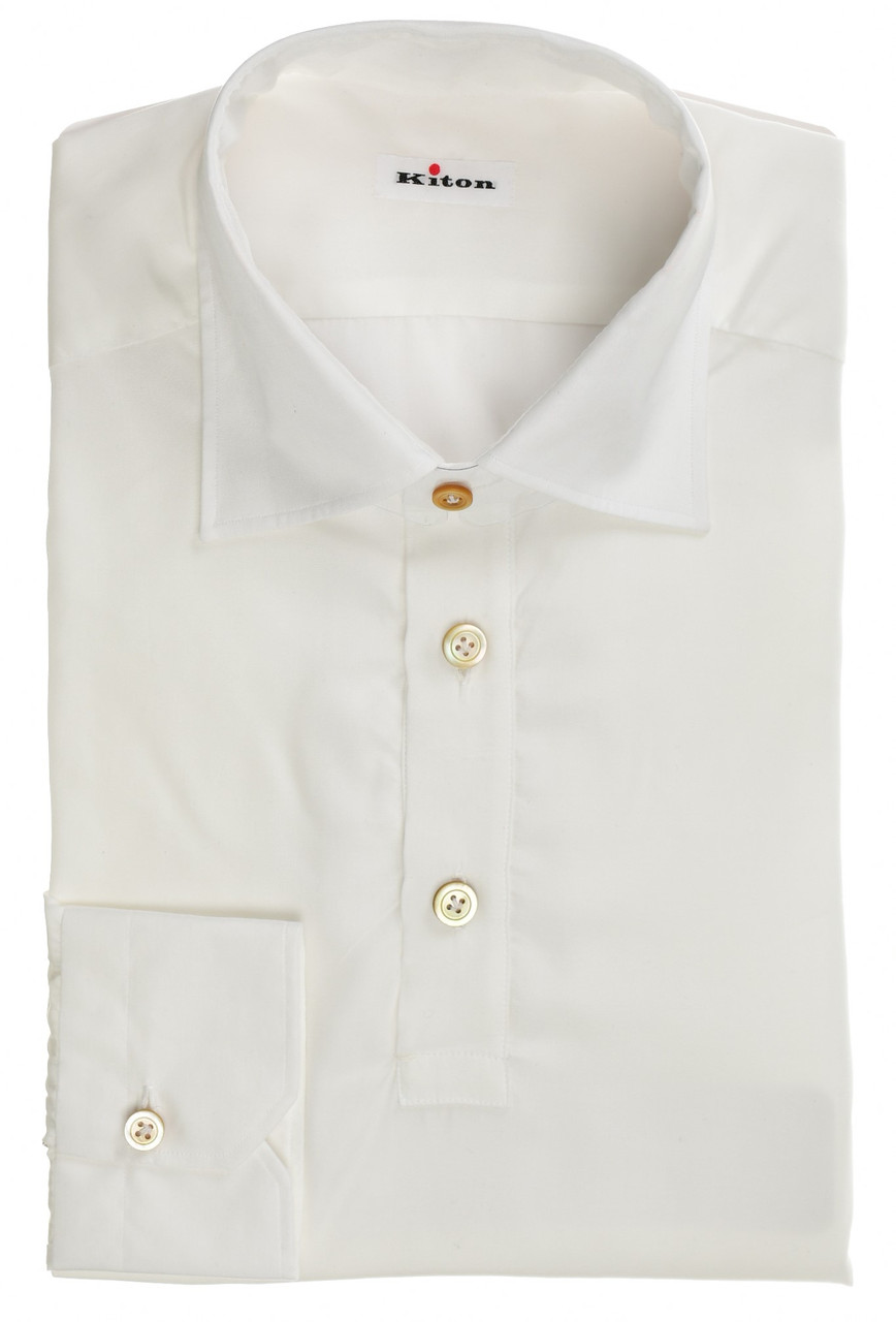 KITON - Cotton Long Sleeve Shirt