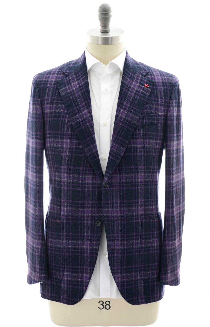ジャケット・アウター Shinya Granhiert dark brown wool silk Isaia Sport Coat Jacket Blazer 