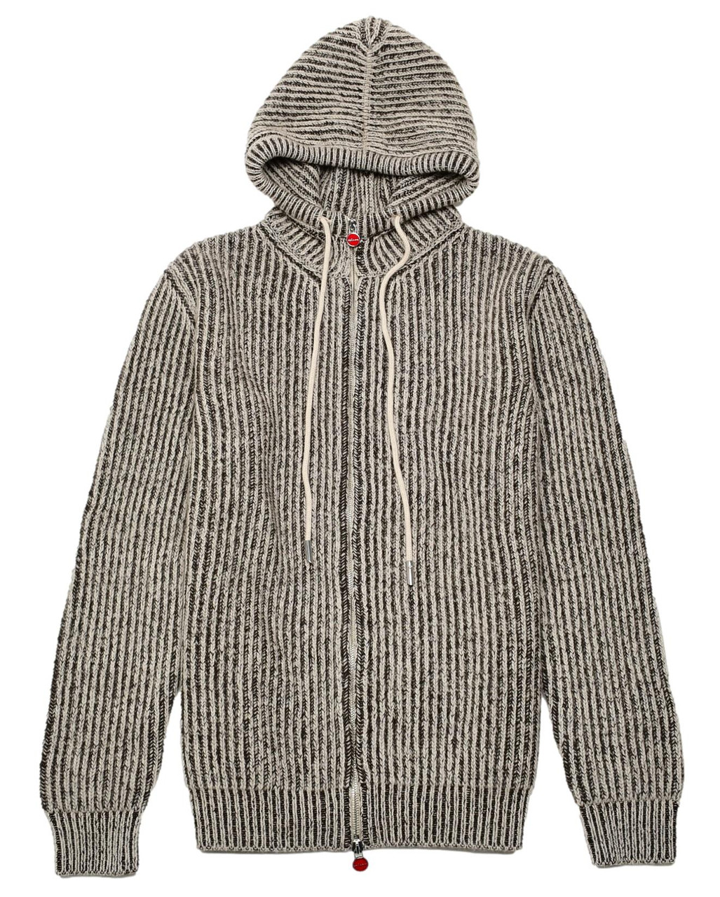 Hoodie Zip Front Cashmere Sweater Kiton Hoodie Zip Sweater