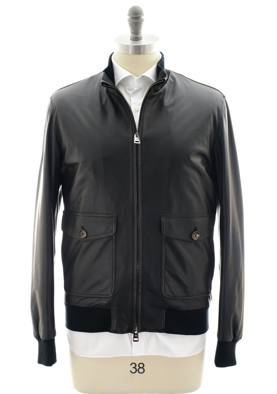 Kired Black Bomber Jacket | Outlet Sale Prices | Luxury Menswear