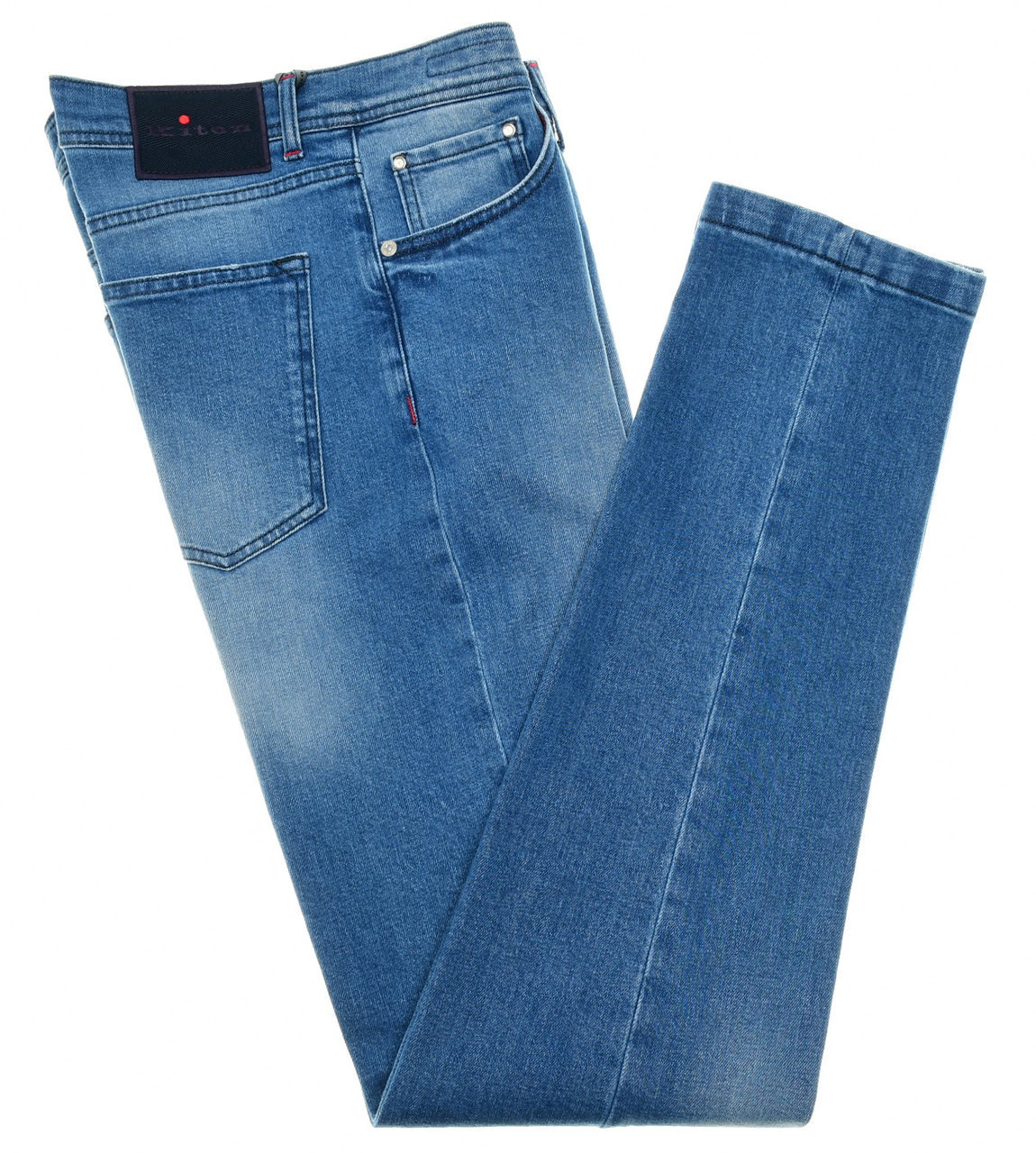 Kiton Light Blue Denim Jeans | Best Prices | Luxury Menswear