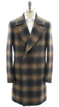 Isaia Napoli Peacoat Jacket Wool Cashmere Blue