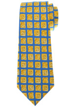 Kiton Yellow Stripe Tie | Designer Sale Outlet | Luxury Menswear