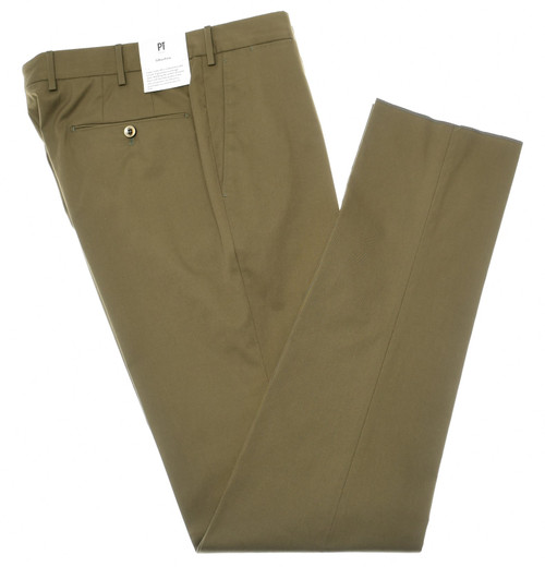 PT Torino Pants Stretch Slim Fit Silkochino Brown