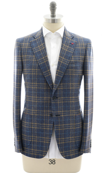 Blazer Sport Homme Sur Mesure Sartoria D'Alisa - Taille M Bleu - Occasion Très Bon état