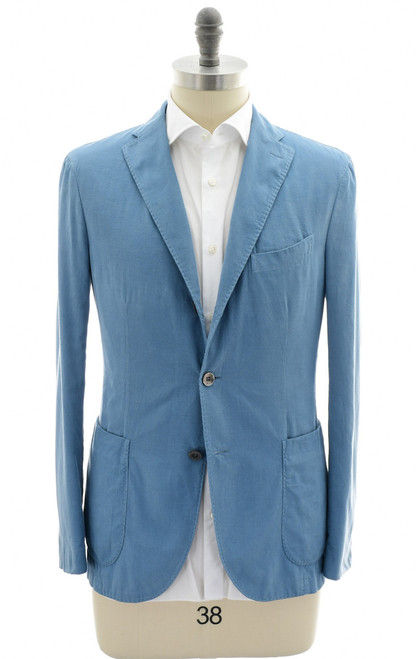 Boglioli Blue Cotton Superfine Soft Corduroy Sport Coat Boglioli Blue Cotton Superfine Soft Corduroy Sport Coat