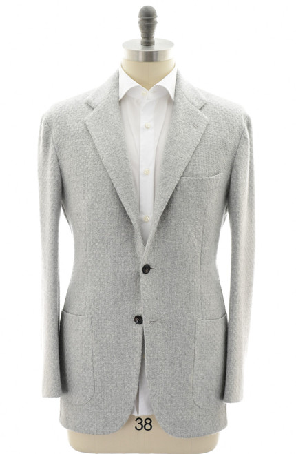 Kiton Gray Cashmere Sport Coat
