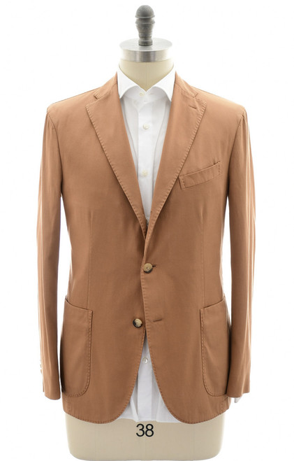 Boglioli Brown Cotton Stretch Sport Coat Boglioli Brown Cotton Stretch Sport Coat