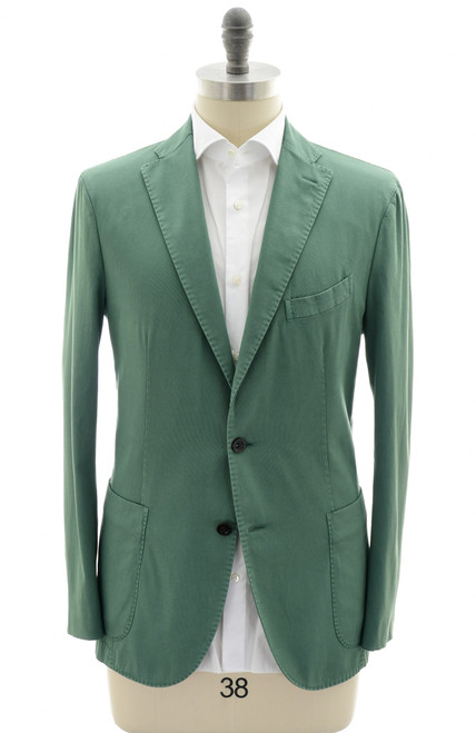 Boglioli Green Cotton Stretch Sport Coat