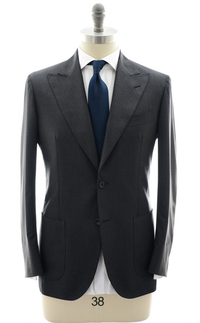 Sartorio Napoli Gray Superfine 100% Wool Suit