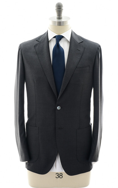 Sartorio Napoli Dark Gray 100% Wool 140's Suit