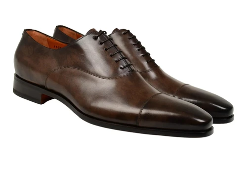 Santoni Shoes Lace-Ups Leather Brown