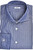 Kiton Dress Shirt Superfine Cotton Size 17 Blue Stripe