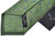 Cesare Attolini Silk Tie Green Blue Geometric 09TI0245