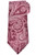 Cesare Attolini Silk Tie Red Paisley