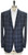 Kiton Sport Coat Jacket Cashmere Size 44 Blue Brown Plaid