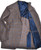 Kiton Sport Coat Jacket Cashmere Blend Size 44 Brown Blue Plaid 01SC0237