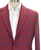 Kiton Sport Coat Jacket Cashmere Blend Size 40 Red Blue Plaid 01SC0240