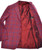 Kiton Sport Coat Jacket Cashmere Blend Size 40 Red Blue Plaid 01SC0240