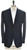 Kiton Sport Coat Jacket Wool Size 44 Navy Blue