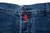 Kiton Jeans Selvedge Denim Cotton Stretch Size 32 Blue 01JN0434