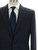 Kiton Napoli Suit 14 Micron Super 180's Size 40 Navy Blue Stripe