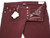 Brunello Cucinelli Five Pocket Jeans Size 40 Bordeaux Red