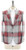 Isaia Sport Coat Jacket 'Sailor' Size 38 Red Plaid