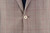 Isaia Suit 'Musa' Size 40 Brown Windowpane
