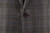Isaia Suit 'Musa' Size 44 Brown Plaid