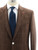 Isaia Suit 'Sanita' Size 40 Brown Windowpane