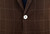 Isaia Suit 'Sanita' Size 40 Brown Windowpane