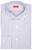 Isaia Napoli Dress Shirt Cotton Size 16 Blue Red White Stripe