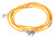 Isaia Saracino Bracelet Orange Amber Silver