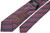 Stefano Ricci Silk Tie Red Blue Brown Stripe