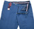 Isaia Napoli Dress Pants Cotton Stretch Size 34 Washed Blue