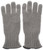 Loro Piana Gloves Checro Cashmere Size Small Gray With Brown Suede Trim