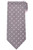 Luxury Collection Stefano Ricci Woven Silk Tie Bordeaux Red Gray Geometric With Swarovski Crystal