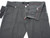 Kiton Napoli 5 Pocket Jeans Washed Cotton Stretch Twill Size 34 Gray