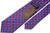 Stefano Ricci Silk Tie Dark Red Blue Medallion