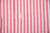 Isaia Napoli Mix Dress Shirt Linen Cotton Size 16 Red White Stripe