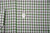Isaia Napoli Mix Dress Shirt Cotton Size 15 3/4 Green Gray Check