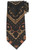 Tom Ford Tie Printed Silk Brown Orange Paisley