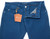 Loro Piana 5 Tasche Slim Jeans Cotton Size 34 Teal Blue 04JN0132