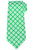 Kiton Tie Silk Green Geometric