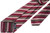 Kiton Tie Silk Burgundy Stripe 01TI1122