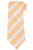 Kiton Tie Silk Orange Stripe